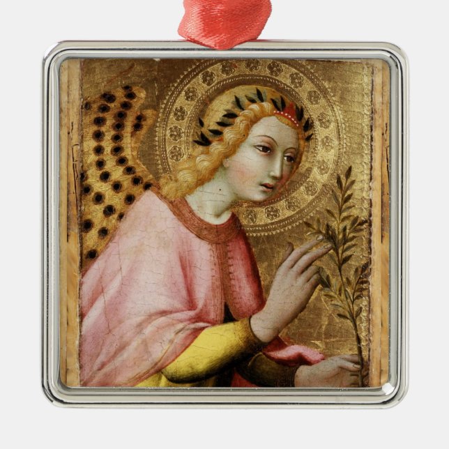 ANNUNCIATION ANGEL Magic of Christmas Silbernes Ornament (Vorne)