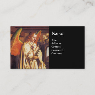 ANNUNCIATION ANGEL MONOGRAM, Blue Saphiire Visitenkarte