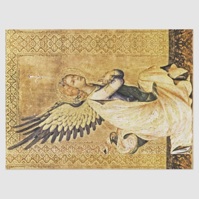 ANNUNCIATION ANGEL, Saint Gabriel von Simone Marti Seidenpapier (Vorderseite)