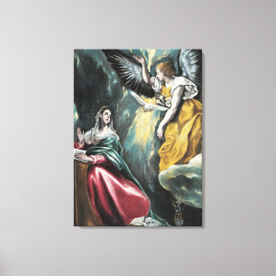 Annunciation El Greco Leinwanddruck