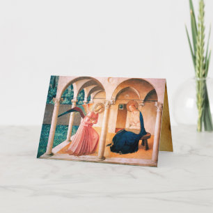 ANNUNCIATION Fra Beato Angelico Alter irischer Seg Karte