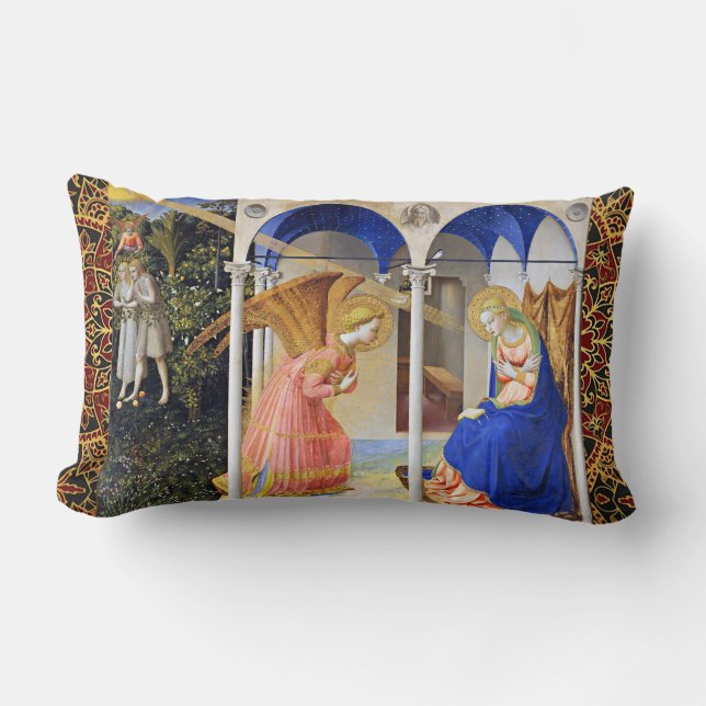 ANNUNCIATION von Fra Beato Angelico Lendenkissen (Vorderseite)