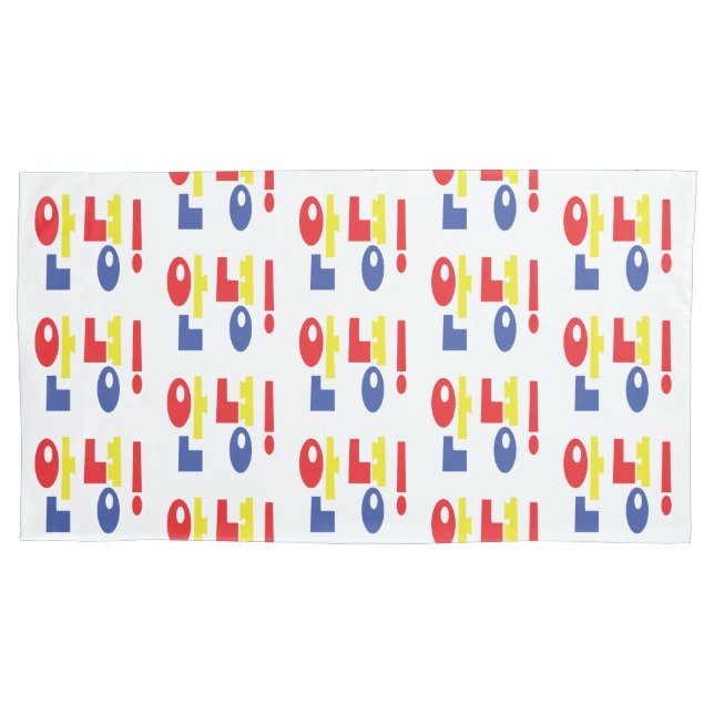 Annyeong! Koreanisch Hi / Hallo 안 녕 Hangul Languag Kissenbezug (Vorderseite-Links)