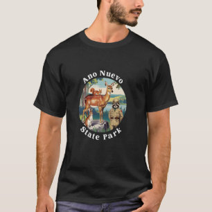 Ano Nuevo State Park Kalifornien Outdoor-Urlaub  T-Shirt