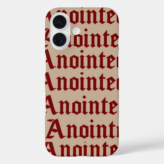 Anointed iPhone 16 Fall Case-Mate iPhone Hülle (Rückseite)