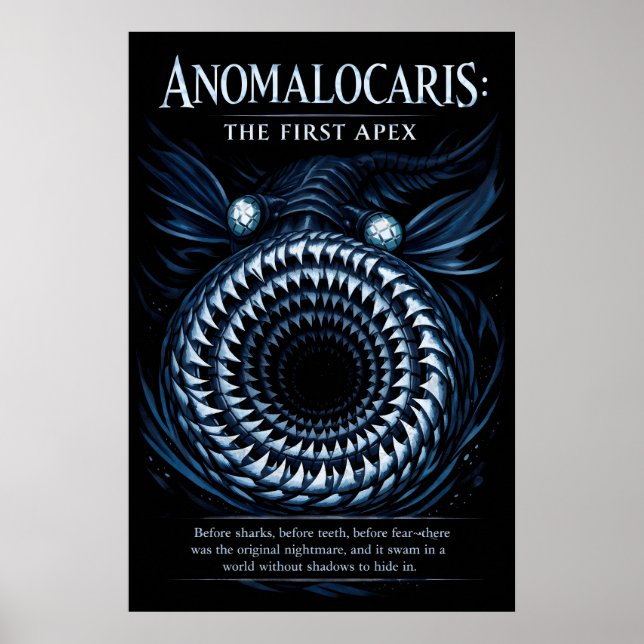 Anomalocaris Der Erste Apex-Kunst Poster (Vorne)