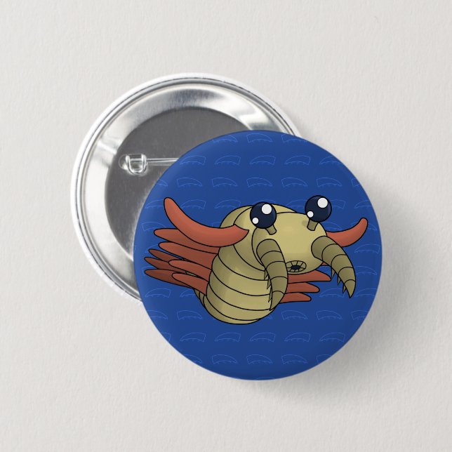Anomalocaris - Der ungewöhnliche Garnelen Button (Vorne & Hinten)