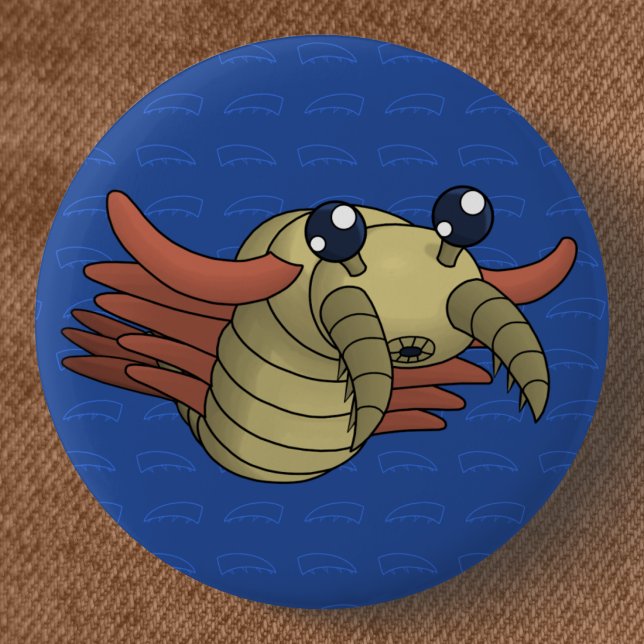 Anomalocaris - Der ungewöhnliche Garnelen Button (Closeup View)