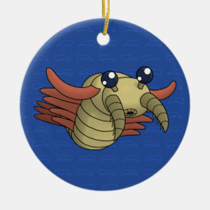 Anomalocaris - Der ungewöhnliche Garnelen Keramik Ornament