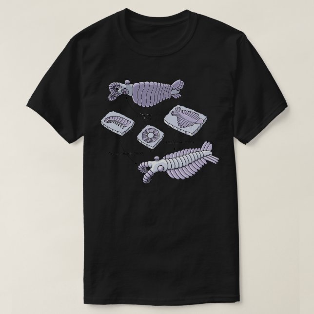 Anomalocaris Fossils T-Shirt (Design vorne)