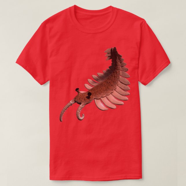 Anomalocaris-Kreatur der kambrischen Zeit T-Shirt (Design vorne)