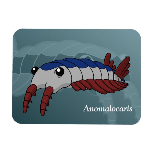 Anomalocaris - Prähistorisches Tier Magnet (Horizontal)