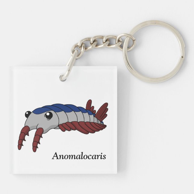 Anomalocaris - Prähistorisches Tier Schlüsselanhänger (Rückseite)