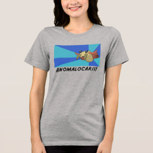 Anomalocaris! Prähistorisches Tier Tri-Blend Shirt