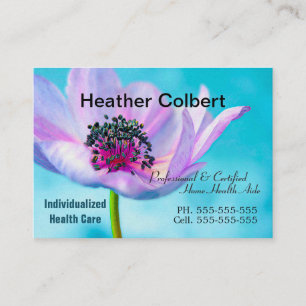 Anome Floral Caregier Beruflich Business Card Visitenkarte