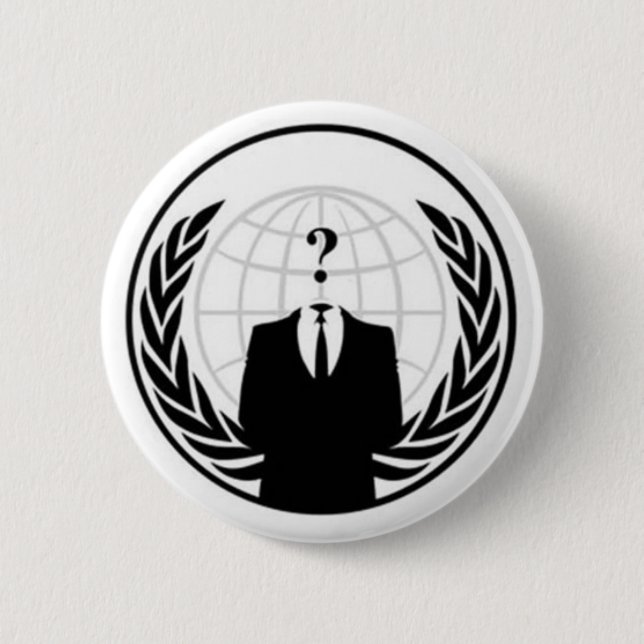Anon Knopf Button (Vorderseite)