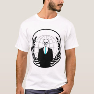 Anon Logo mit Schädelkopf T-Shirt