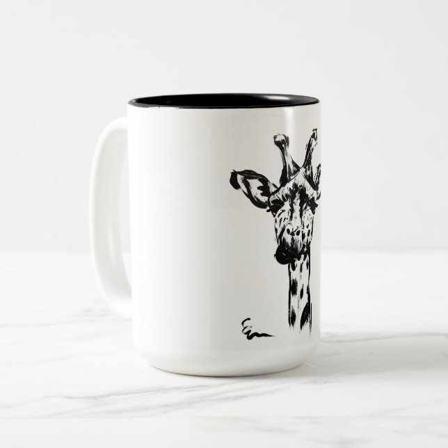 Anonimal 2 zweifarbige tasse (Vorderseite Links)