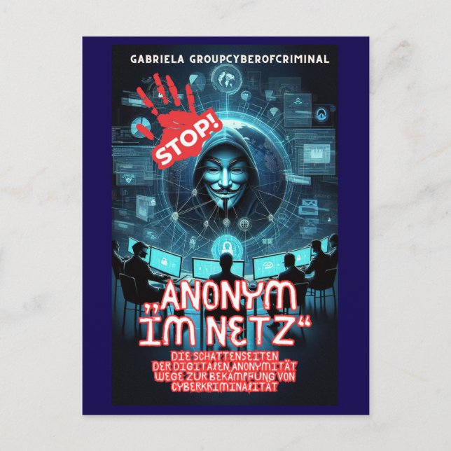 Anonym im Netz  Postkarte (Vorderseite)