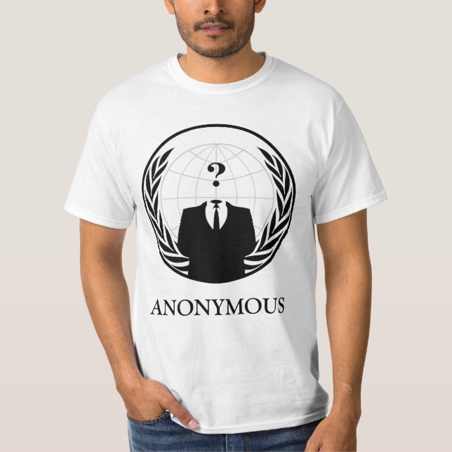 Anonym T-Shirt (Vorderseite)