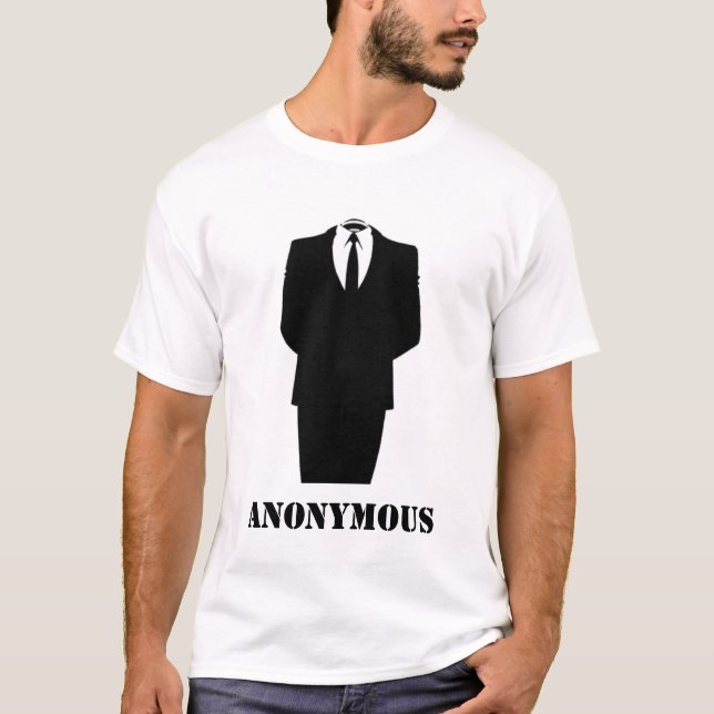 Anonym T-Shirt (Vorderseite)