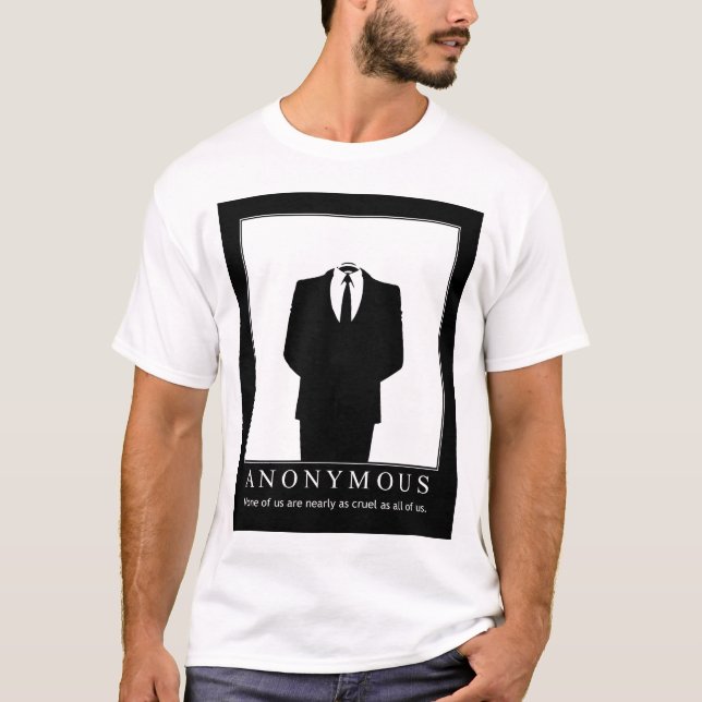 Anonym - Wikileaks Verteidiger T-Shirt (Vorderseite)