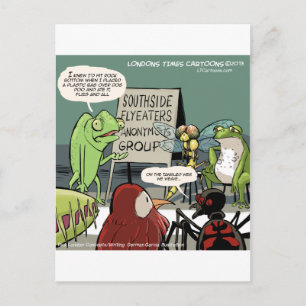 Anonyme Anonyme 12-Stufen-Funny Postkarte