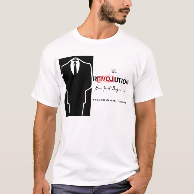 Anonyme Revolution T-Shirt (Vorderseite)