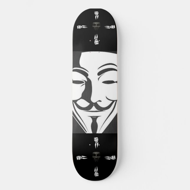 Anonyme Skateboard (benutzerdefinierbar) (Vorderseite)