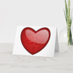 Anonyme Valentine Feiertagskarte