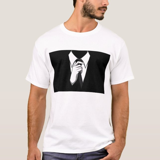 Anonymer Anzug T-Shirt (Vorderseite)