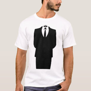 anonymer Anzugsmann T-Shirt