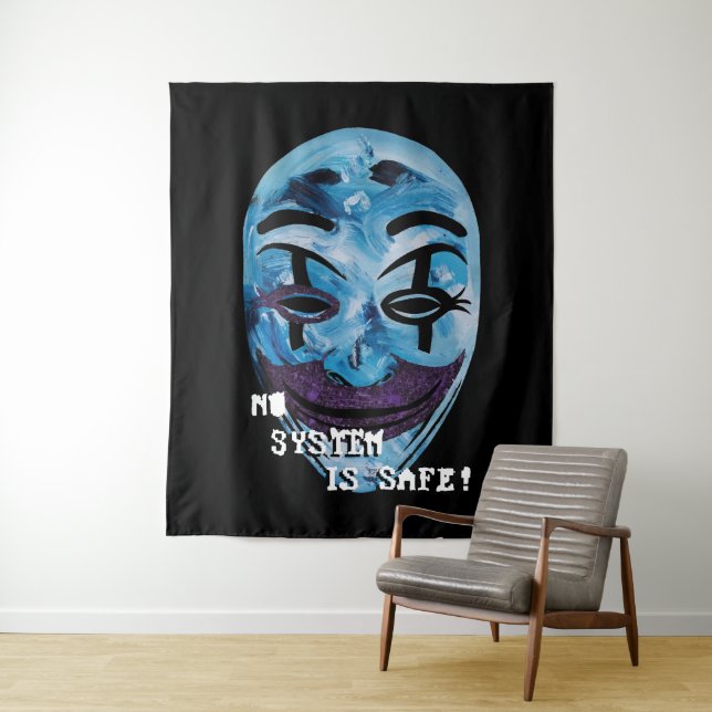 Anonymer entlarvt wandteppich (Beispiel)