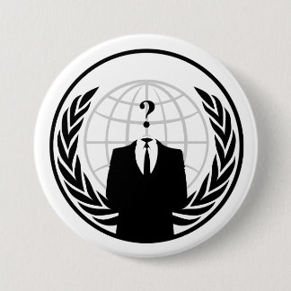Anonymer internationaler Knopf Button