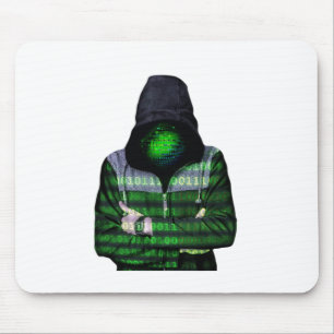 Anonymer Internet-Hacker Mousepad