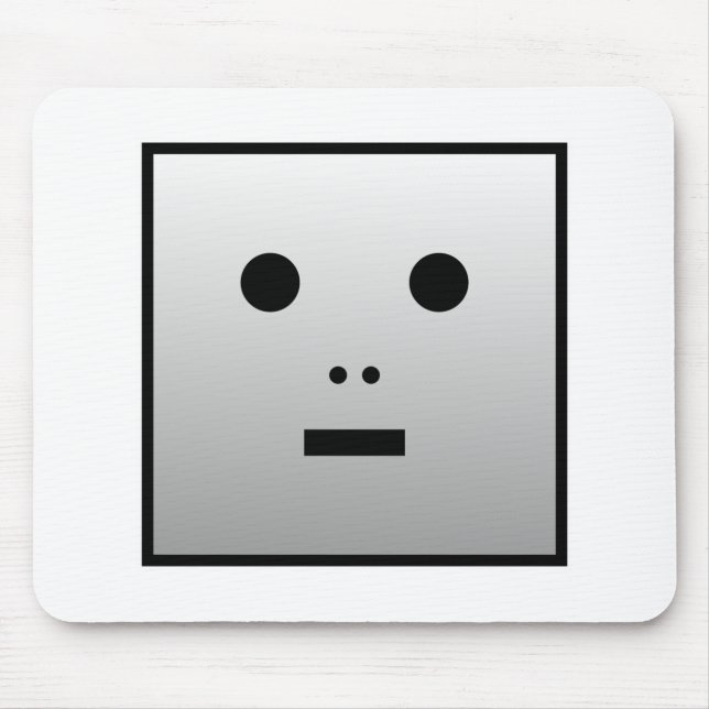 Anonymer Robot Mousepad (Vorne)