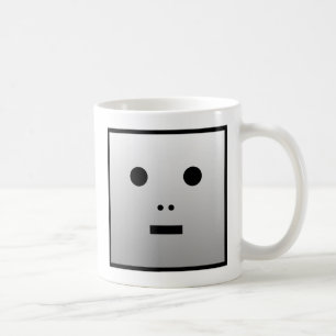 Anonymer Robot Tasse