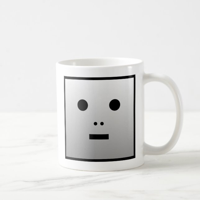 Anonymer Robot Tasse (Rechts)