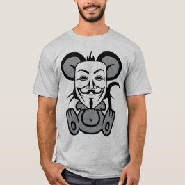 anonymer Schaum Maus 2 Humour Geek T-Shirt
