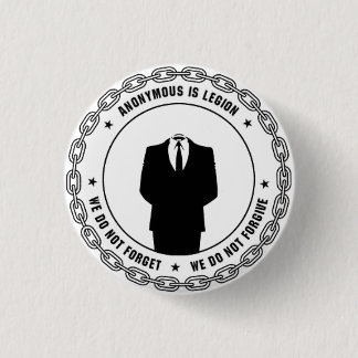 Anonymes Abzeichen Button