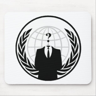 Anonymes internationales Logo Mousepad