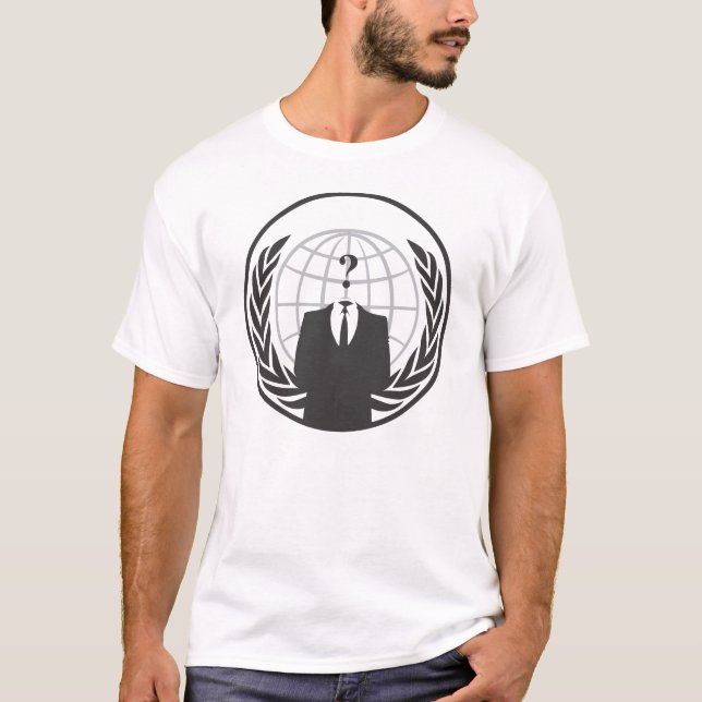 Anonymes Logo T-Shirt (Vorderseite)
