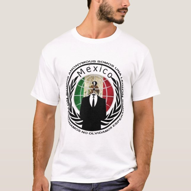 Anonymes Mexiko T-Shirt (Vorderseite)
