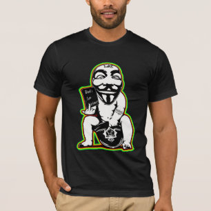 Anonymes Zivilrecht-Graffitit-shirt durch DMT T-Shirt