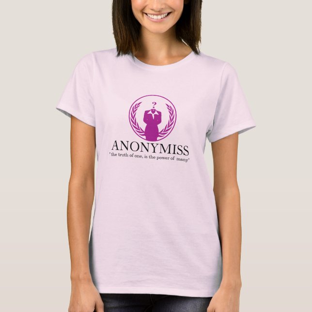 ANONYMISS T-Shirt (Vorderseite)