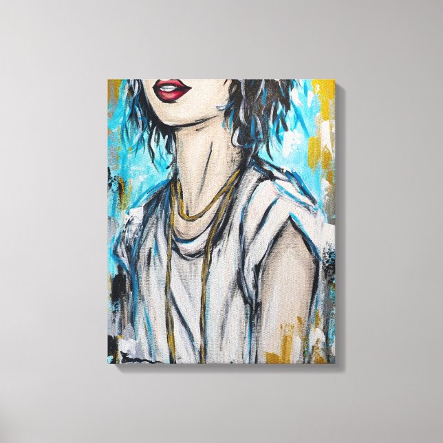 Anonymität 2 leinwanddruck (Vorderseite)