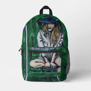 Anonymität 3 bedruckter rucksack