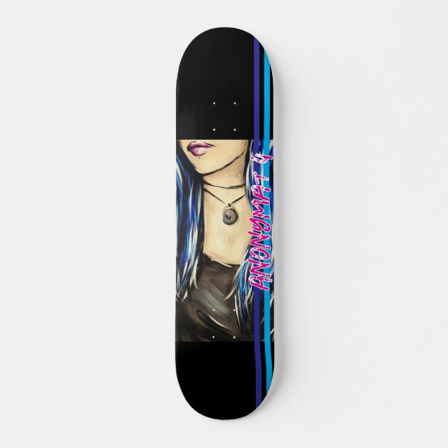 Anonymität 4 skateboard (Vorne)