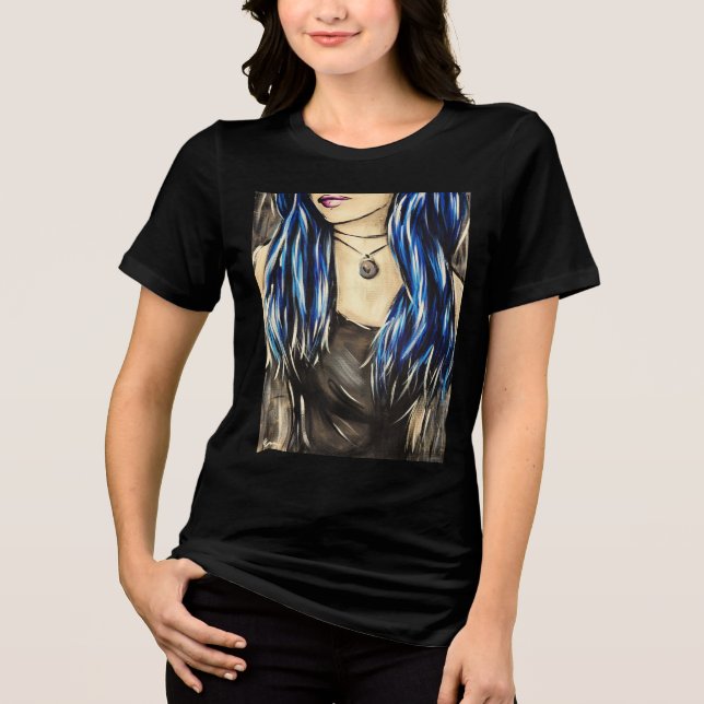Anonymität 4 Tri-Blend shirt (Vorderseite)