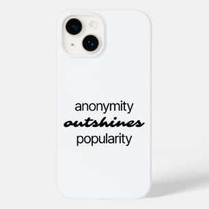 Anonymität iPhone Case